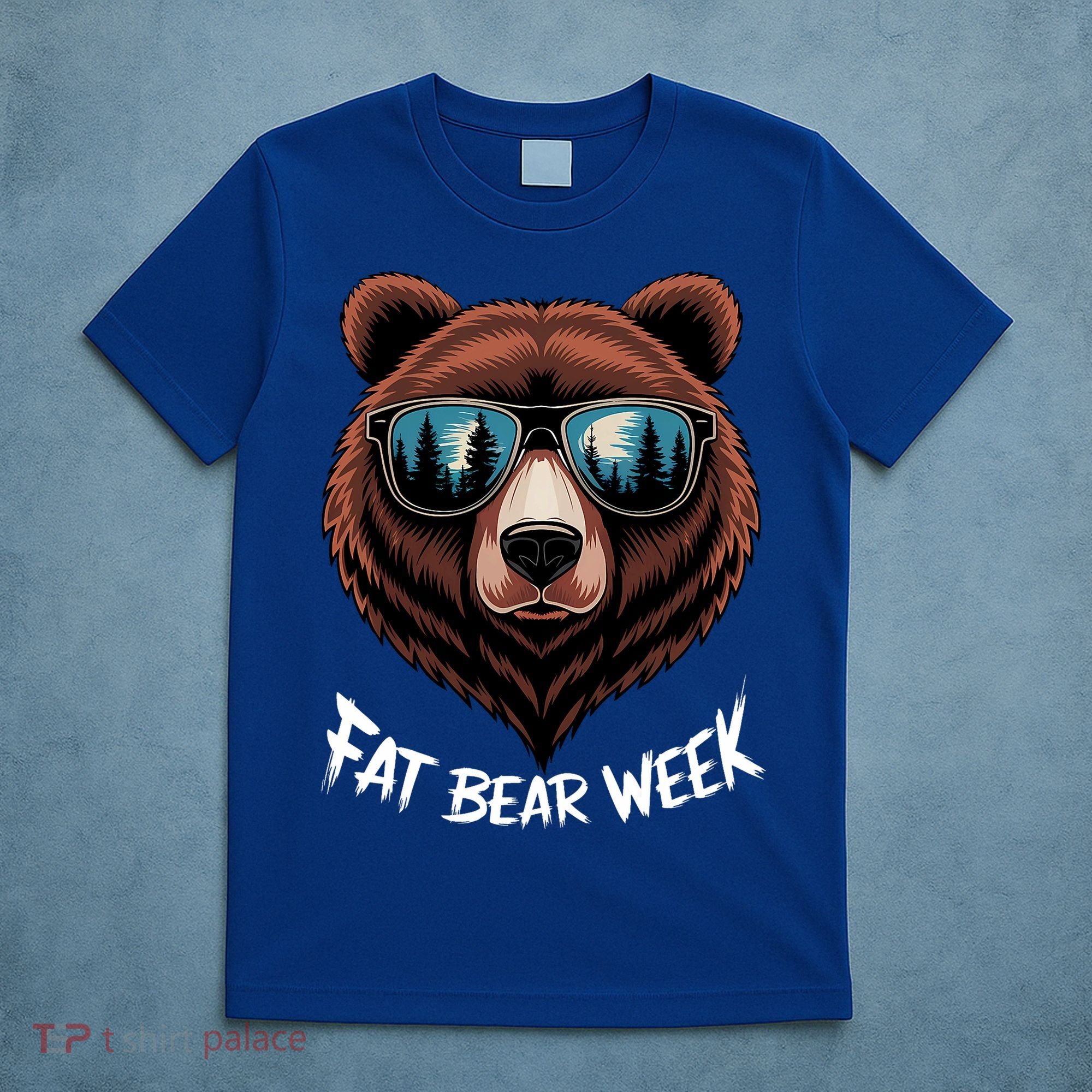 Fat Bear Week Retro Bear Sunglasses Nature Lovers T-Shirt