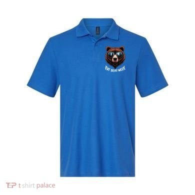 Fat Bear Week Retro Bear Sunglasses Nature Lovers Polo