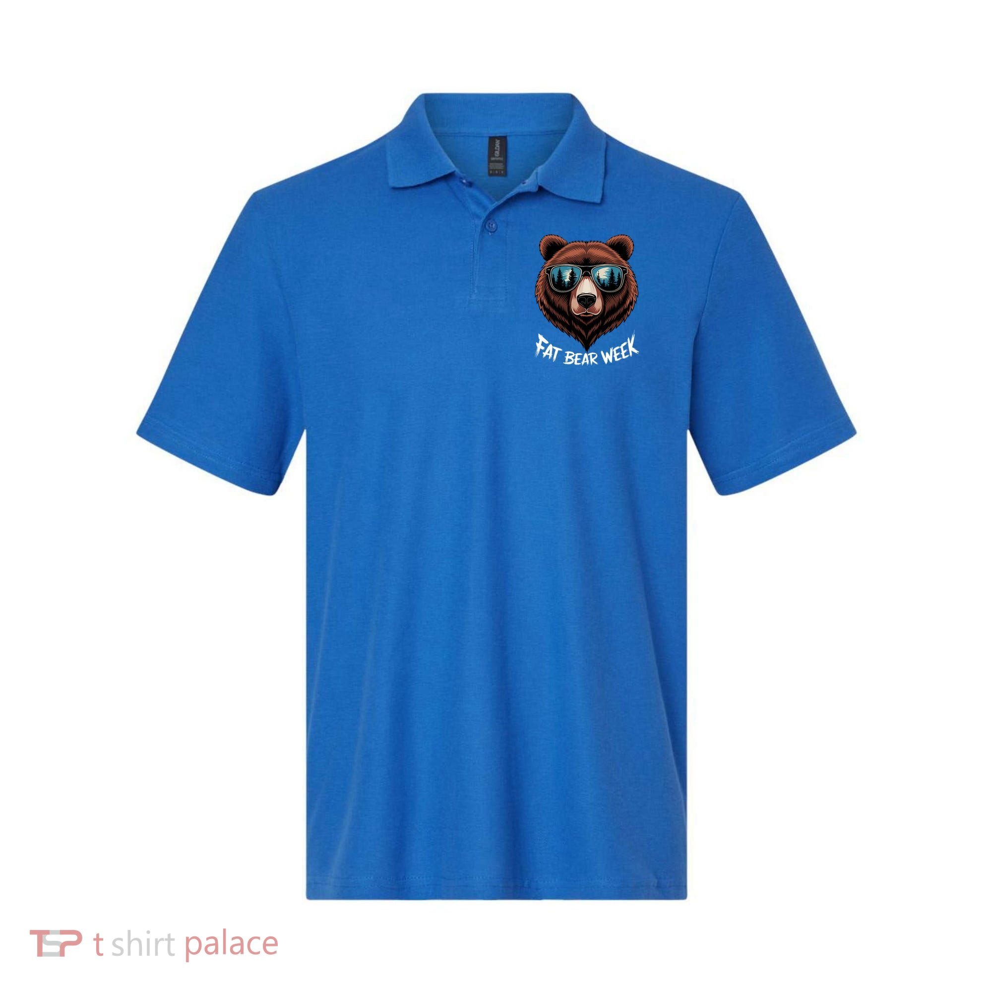 Fat Bear Week Retro Bear Sunglasses Nature Lovers Polo