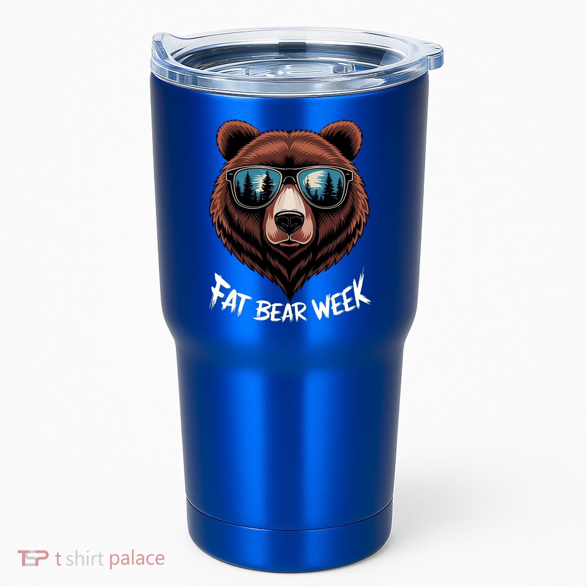 Fat Bear Week Retro Bear Sunglasses Nature Lovers Tumbler