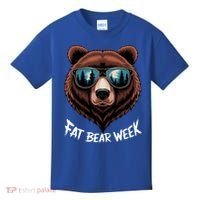 Fat Bear Week Retro Bear Sunglasses Nature Lovers Kids T-Shirt thumb 0