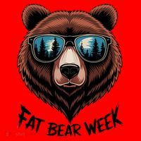 Fat Bear Week Retro Bear Sunglasses Nature Lovers Santa Hat thumb 1