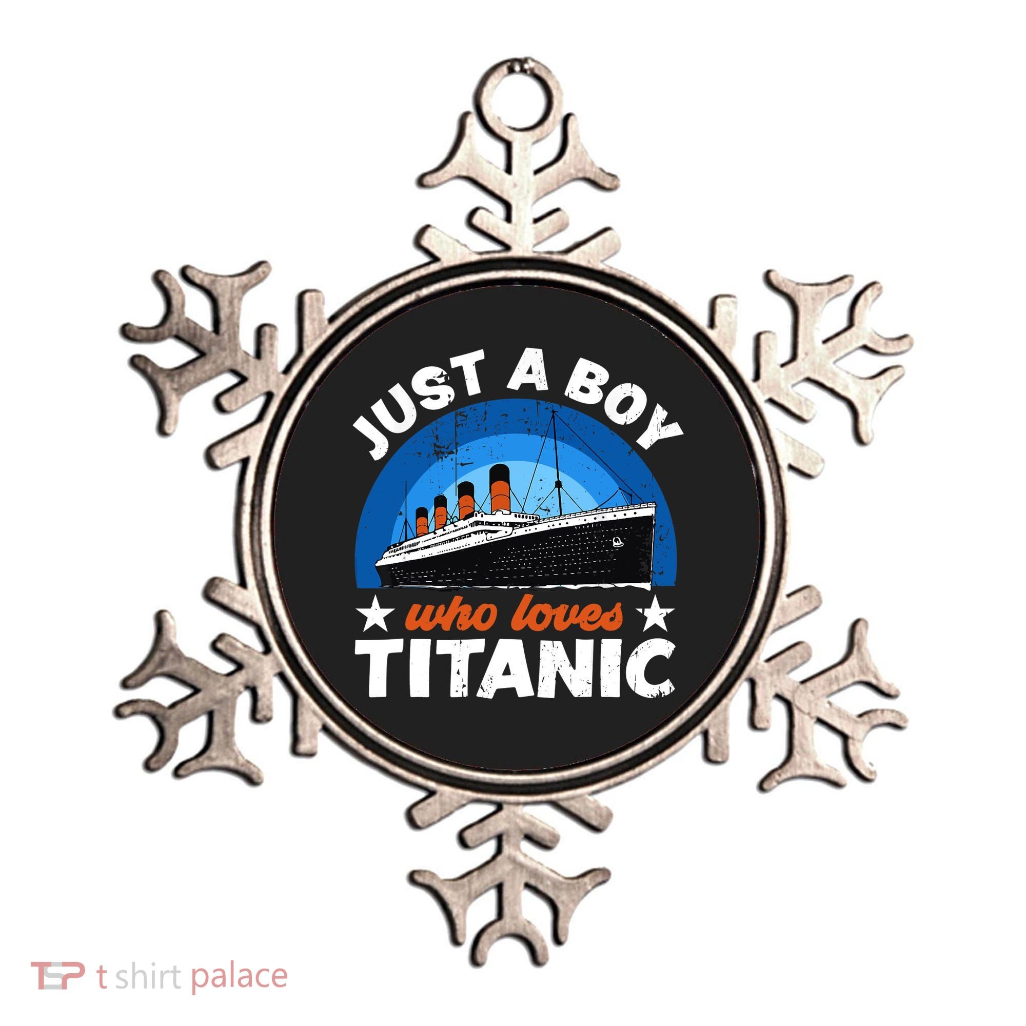 For Boys Who Just Love The RMS Titanic Ornament