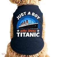 For Boys Who Just Love The RMS Titanic Doggie Tank thumb 0