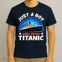 For Boys Who Just Love The RMS Titanic T-Shirt thumb 3