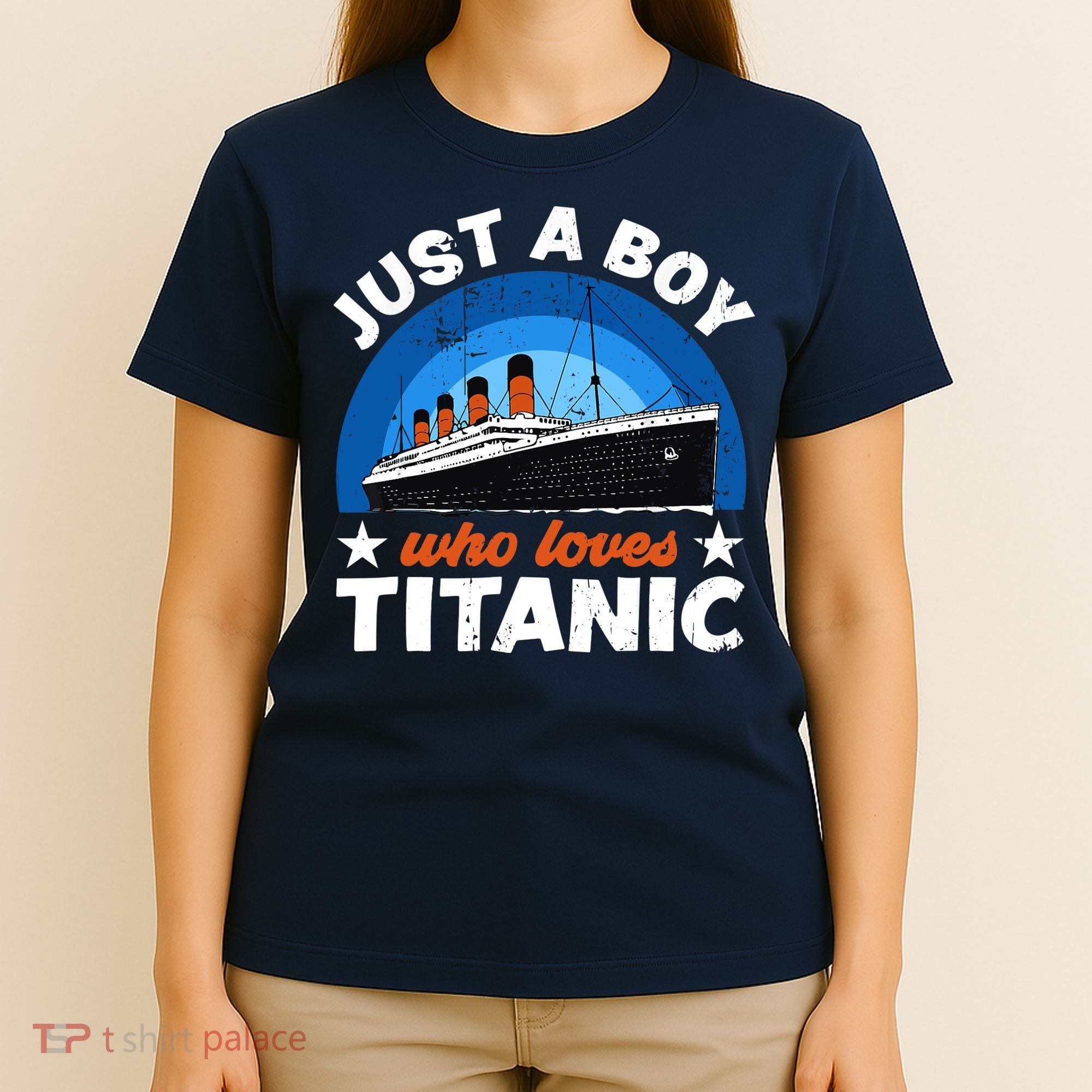 For Boys Who Just Love The RMS Titanic T-Shirt