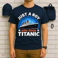 For Boys Who Just Love The RMS Titanic T-Shirt thumb 6