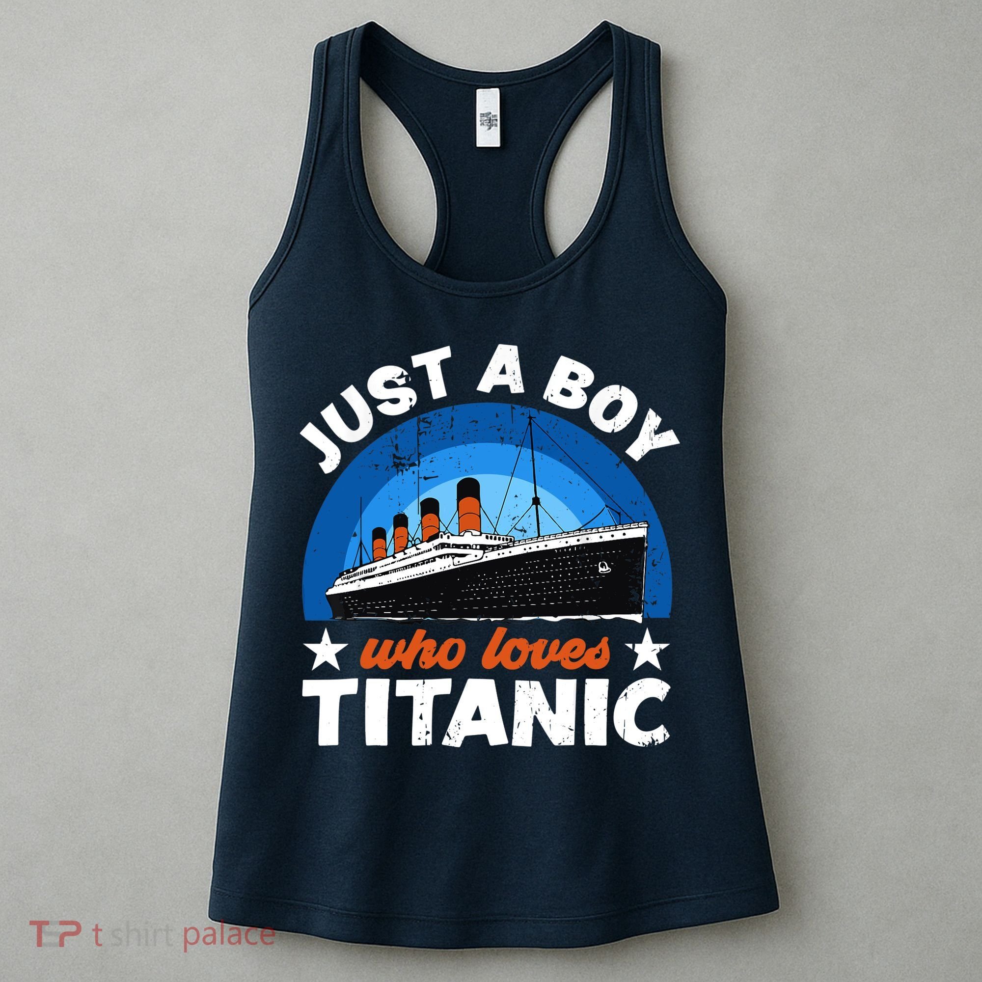 For Boys Who Just Love The RMS Titanic Women's Tank Top