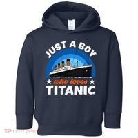 For Boys Who Just Love The RMS Titanic Toddler Hoodie thumb 0