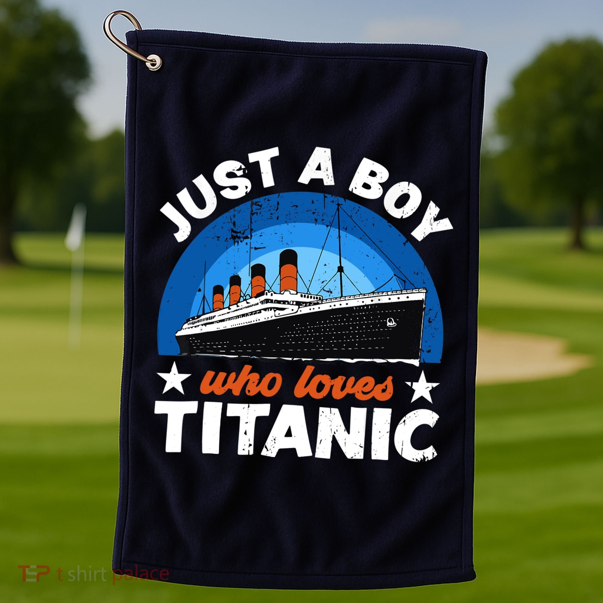 For Boys Who Just Love The RMS Titanic Golf Towel