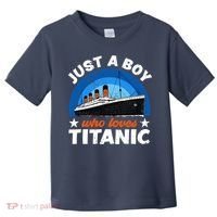 For Boys Who Just Love The RMS Titanic Toddler T-Shirt thumb 0