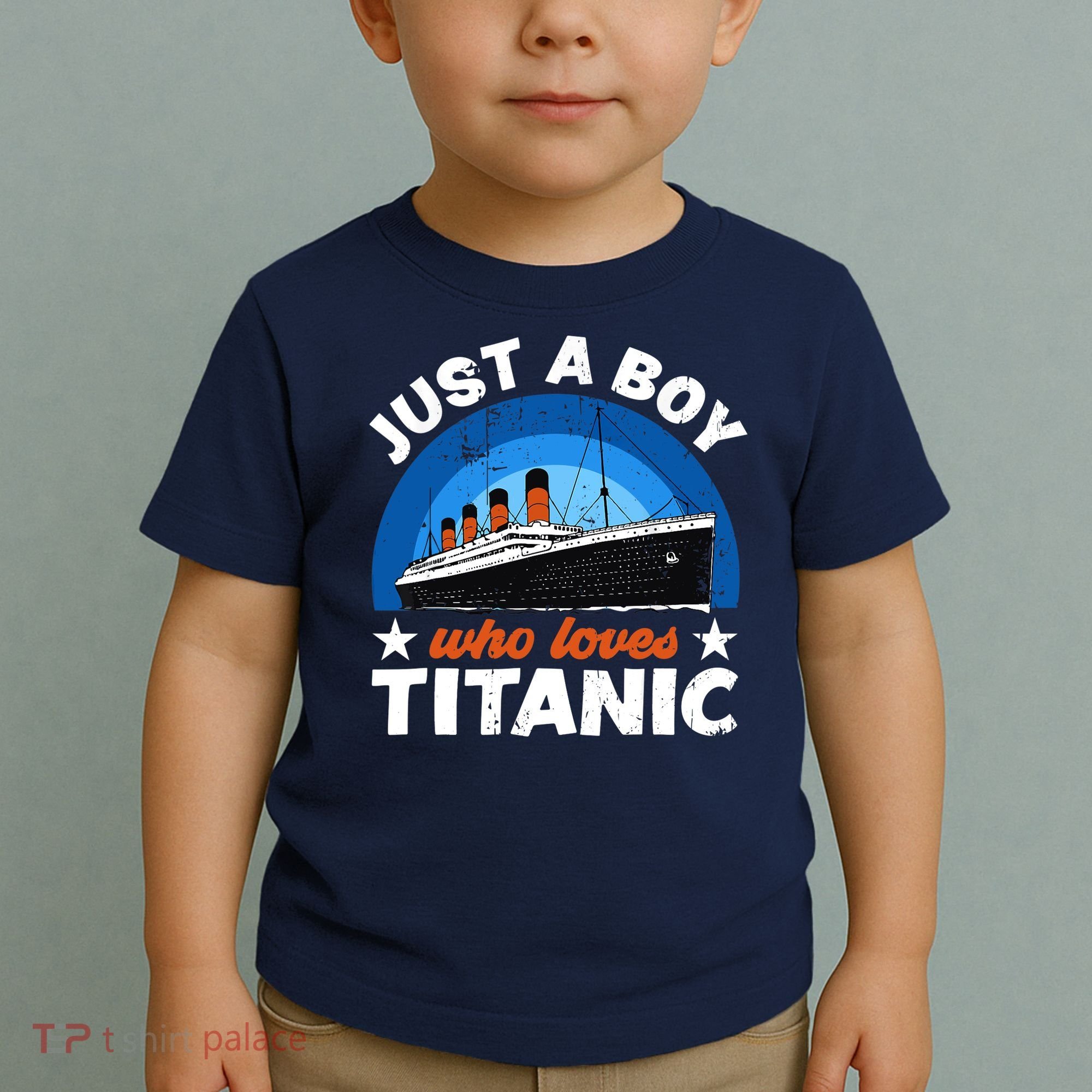 For Boys Who Just Love The RMS Titanic Toddler T-Shirt