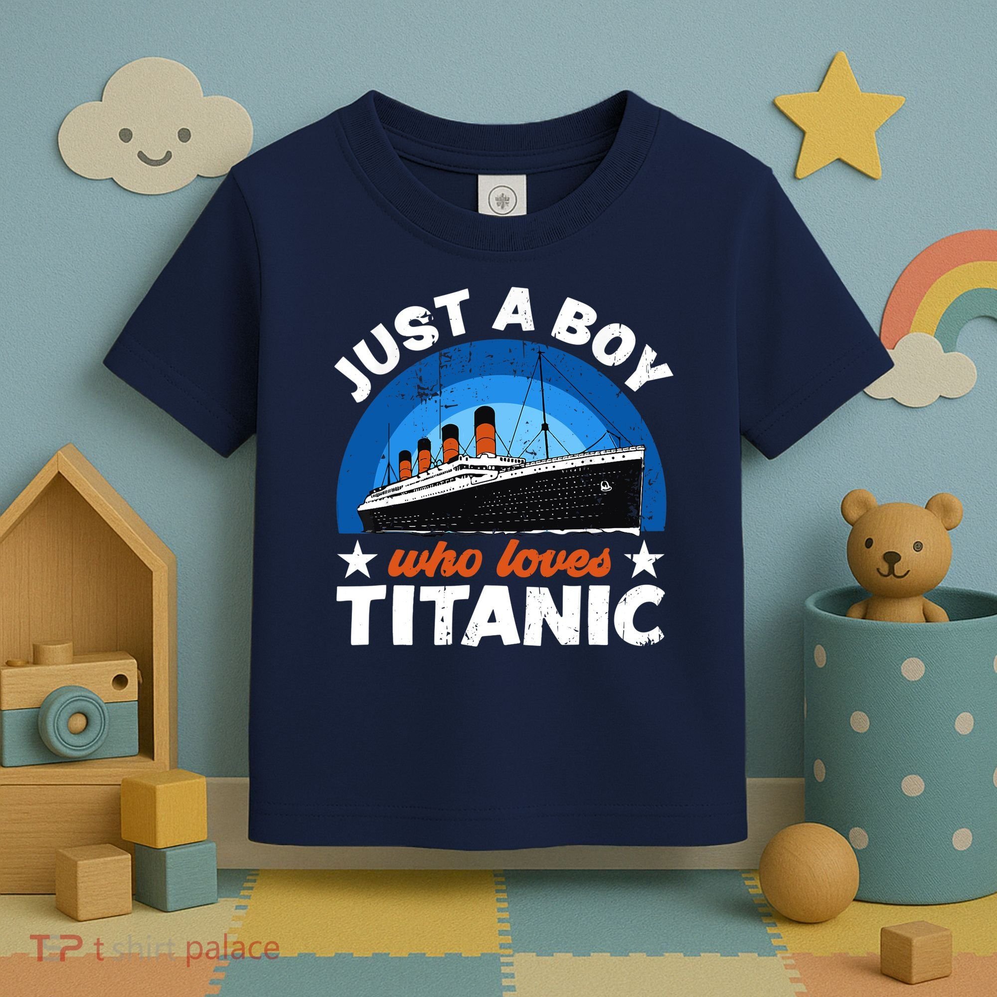 For Boys Who Just Love The RMS Titanic Toddler T-Shirt