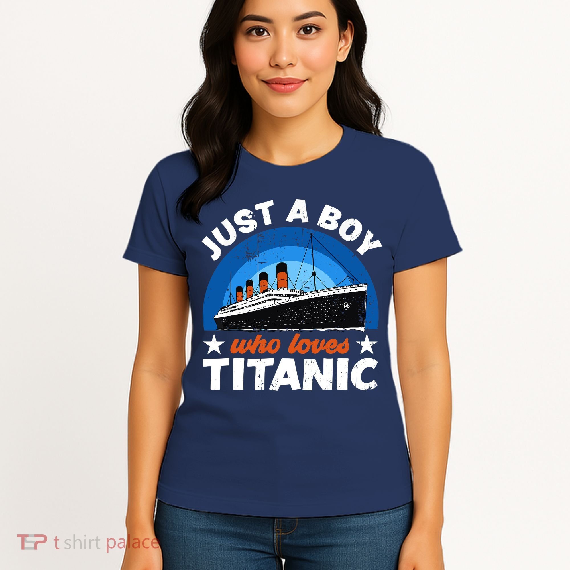 For Boys Who Just Love The RMS Titanic Women's T-Shirt