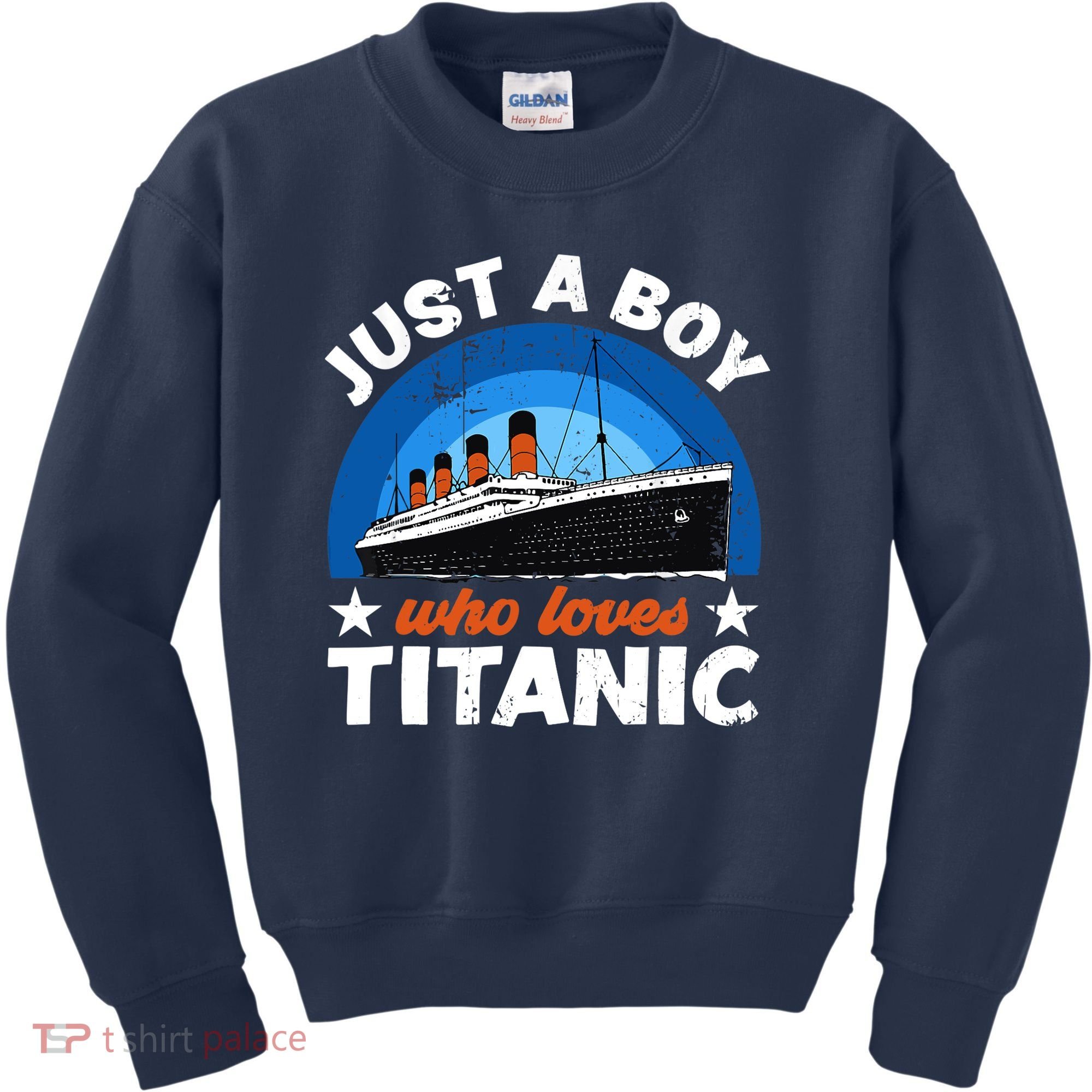 For Boys Who Just Love The RMS Titanic Kids Sweatshirt