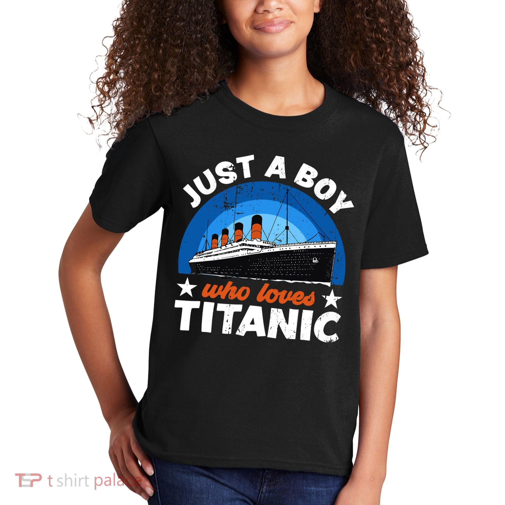 For Boys Who Just Love The RMS Titanic Kids T-Shirt