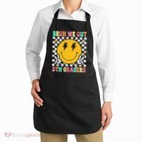 Funny Bruh We Out 5th Graders Fifth Grade Last Day of Apron thumb 2