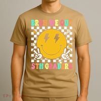 Funny Bruh We Out 5th Graders Fifth Grade Last Day of T-Shirt thumb 3
