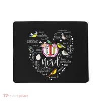 Funny Bird Watching Tits Women Tit Nerd Birder Birdwatching Mousepad thumb 0