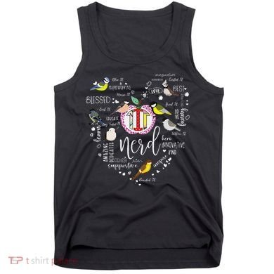 Funny Bird Watching Tits Women Tit Nerd Birder Birdwatching Tank Top
