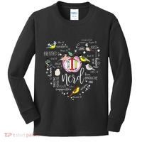 Funny Bird Watching Tits Women Tit Nerd Birder Birdwatching Kids Long Sleeve Shirt thumb 0