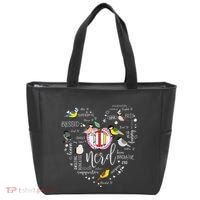 Funny Bird Watching Tits Women Tit Nerd Birder Birdwatching Tote Bag thumb 0
