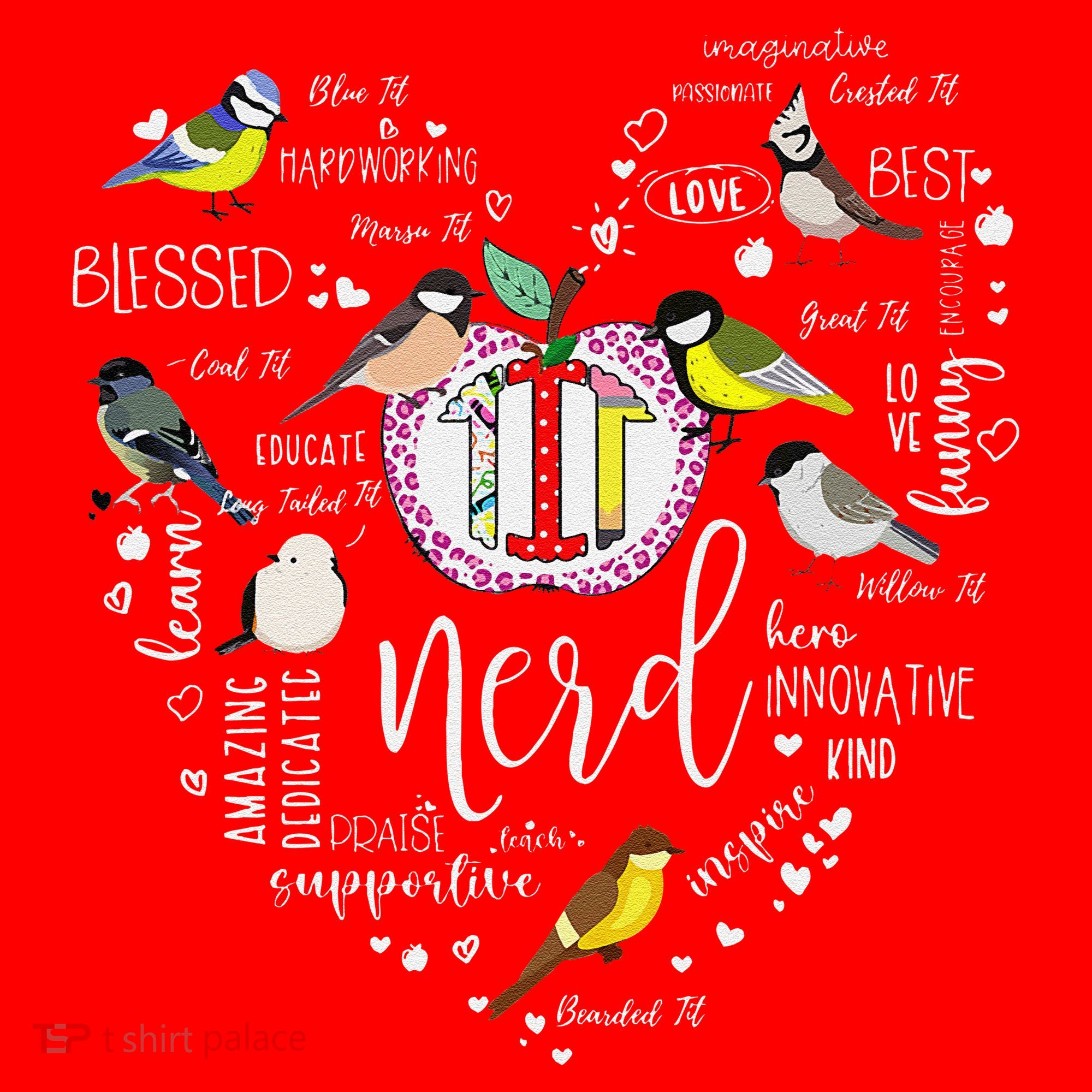 Funny Bird Watching Tits Women Tit Nerd Birder Birdwatching Santa Hat