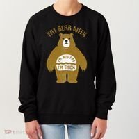 Fat Bear Week IM Not Fat IM Thick Women's Sweatshirt thumb 0