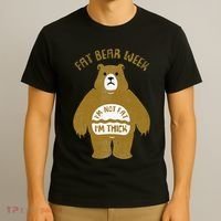 Fat Bear Week IM Not Fat IM Thick T-Shirt thumb 3