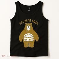 Fat Bear Week IM Not Fat IM Thick Tank Top thumb 2