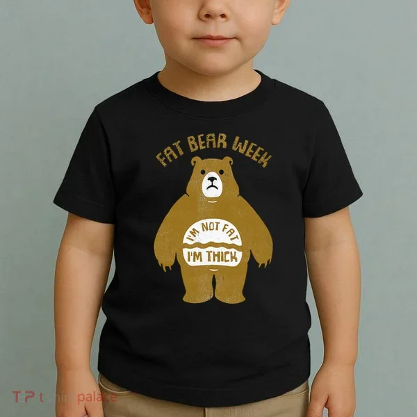 Fat Bear Week IM Not Fat IM Thick Toddler T-Shirt