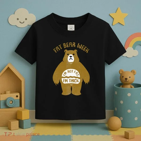 Fat Bear Week IM Not Fat IM Thick Toddler T-Shirt