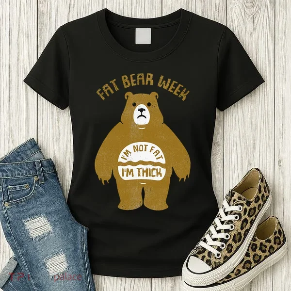 Fat Bear Week IM Not Fat IM Thick Women's T-Shirt