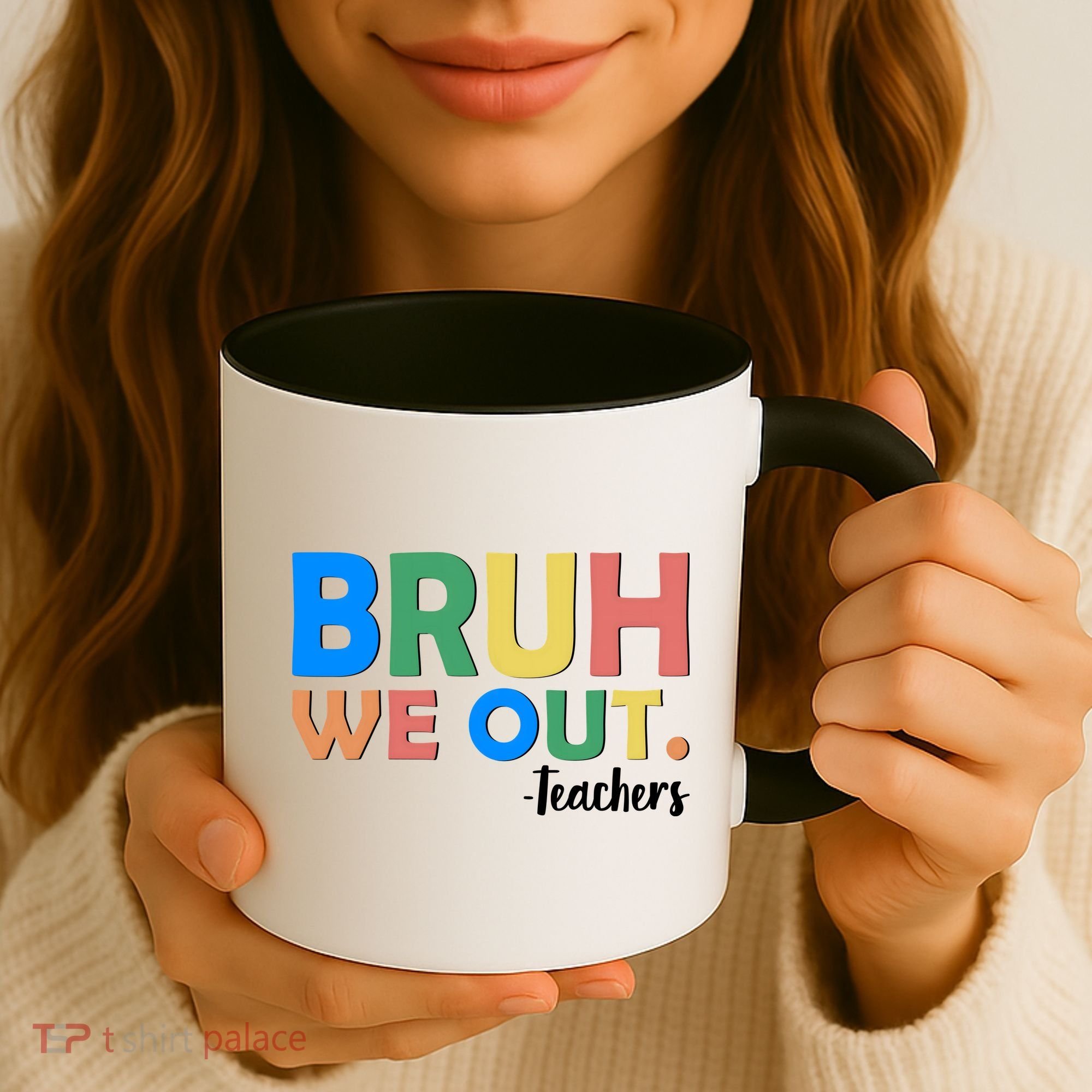 Funny BRUH We Out Teachers Schools Out Coffee Mug