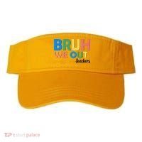 Funny BRUH We Out Teachers Schools Out Visor thumb 0