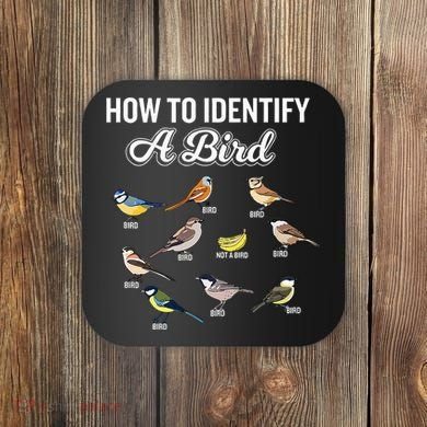 Funny Bird Watcher How To Identify A Bird Unique Birder Coaster