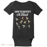 Funny Bird Watcher How To Identify A Bird Unique Birder Baby Bodysuit thumb 0