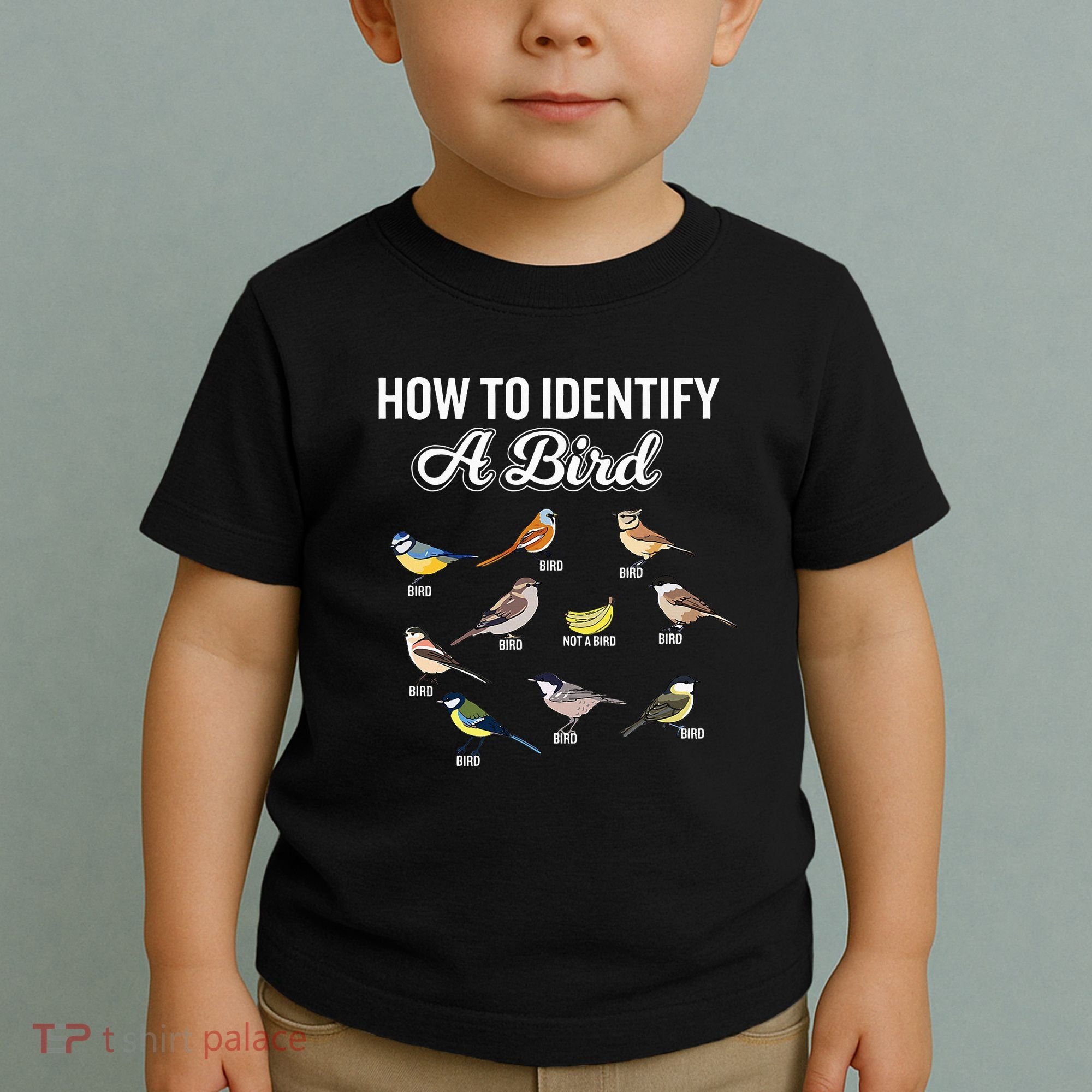 Funny Bird Watcher How To Identify A Bird Unique Birder Toddler T-Shirt