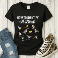 Funny Bird Watcher How To Identify A Bird Unique Birder Women's T-Shirt thumb 3