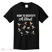 Funny Bird Watcher How To Identify A Bird Unique Birder Kids T-Shirt thumb 0