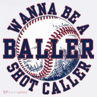 Funny Baller Wanna Be A Shot Caller Baseball Player Women's Tank Top thumb 5
