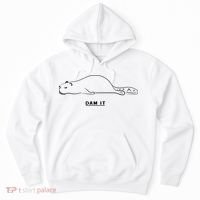 Funny Beaver Wildlife Pun Dam It Hoodie thumb 0