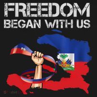 Freedom Began With Us Haitian Flag Happy Independence Day Bucket Hat thumb 4