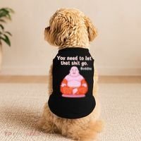 Fat Buddha You Need To Let That Shit Go Doggie Tank thumb 2