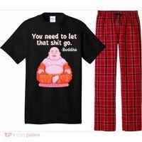 Fat Buddha You Need To Let That Shit Go Pajama Set thumb 0