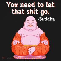 Fat Buddha You Need To Let That Shit Go Tote Bag thumb 4