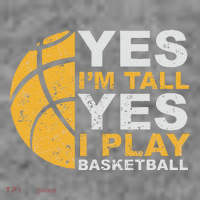 Funny Basketball Yes IM Tall Basketball Player Gift Toddler Hoodie thumb 2
