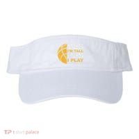 Funny Basketball Yes IM Tall Basketball Player Gift Visor thumb 0