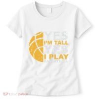 Funny Basketball Yes IM Tall Basketball Player Gift Women's T-Shirt thumb 0