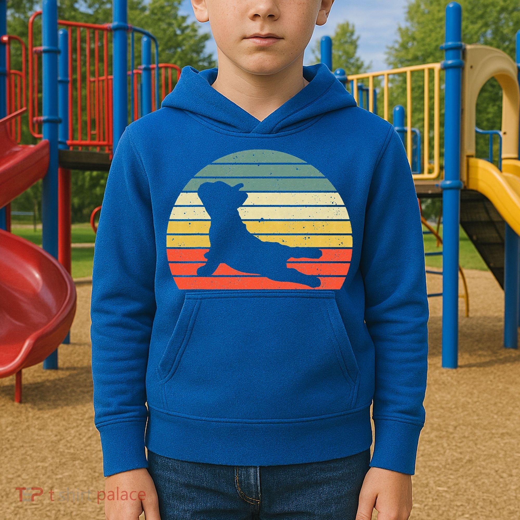 French Bulldog Yoga Funny Frenchie Kids Hoodie